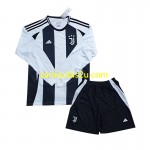 Camisolas de futebol Juventus Criança Equipamento Principal 2024/25 Manga Comprida